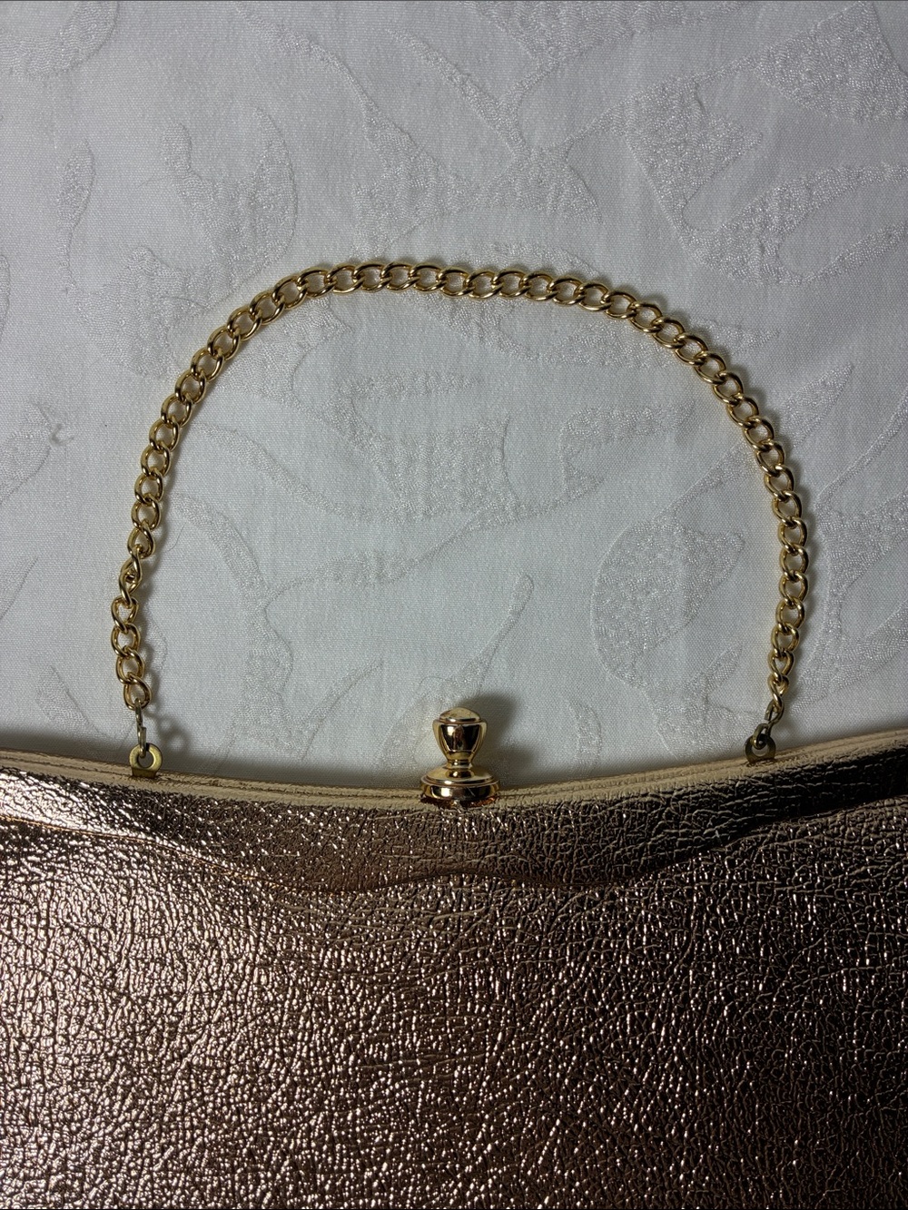Vintage Metallic Gold Women's Clutch Wallet
